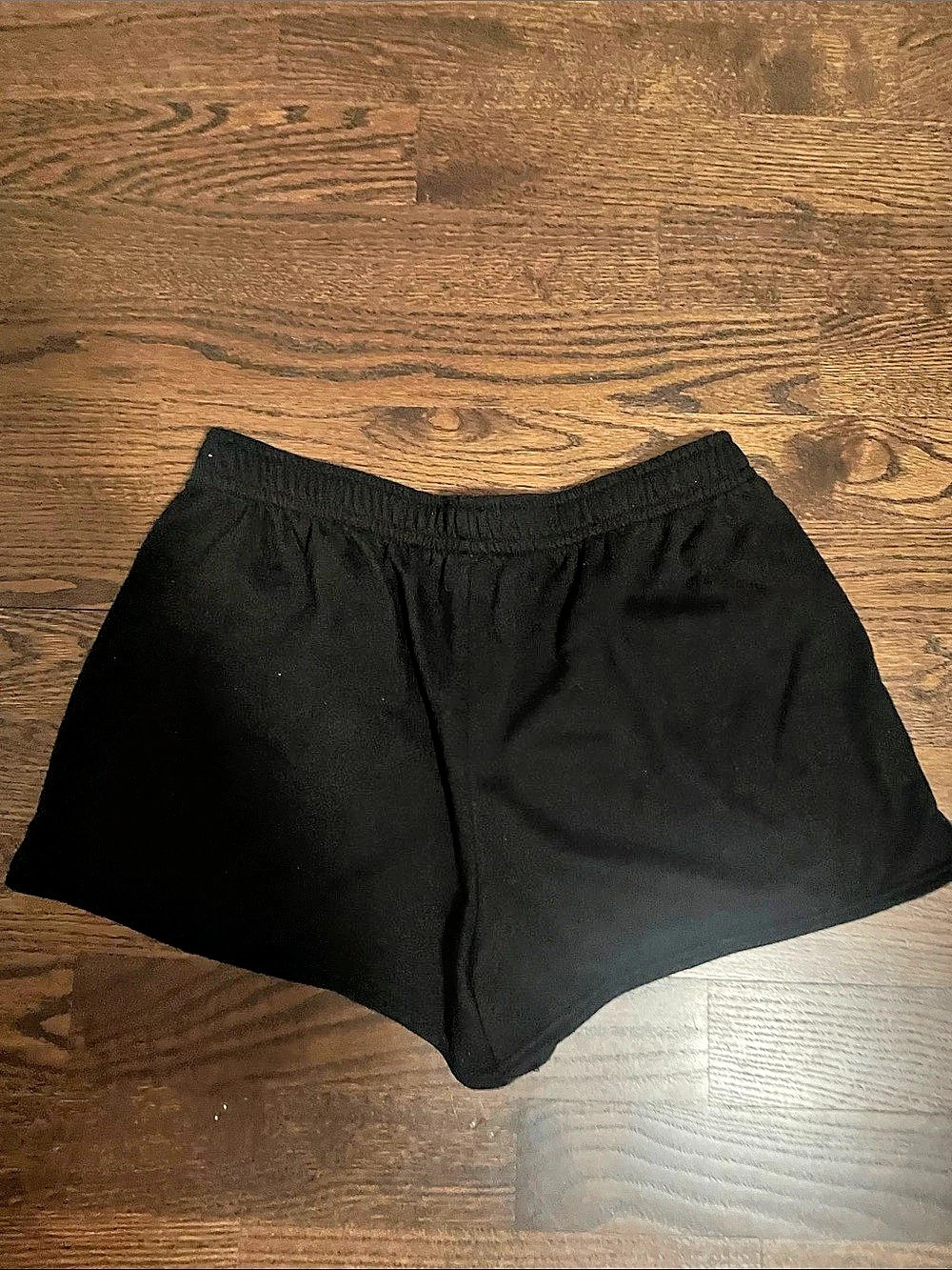 No Boundaries Ribbed Waistband Fleece Shorts Black XL